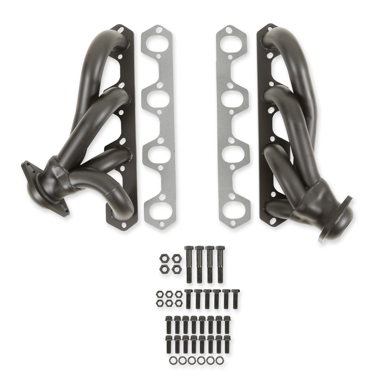 Flowtech Shorty Headers - Black Painted - 91627FLT