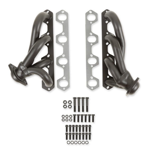 Flowtech Shorty Headers - Black Painted - 91627FLT
