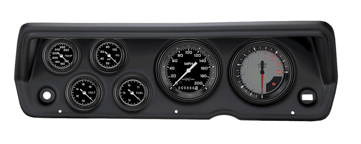 Classic Instruments AutoCross Gray Series full-sweep - CDDU70AXG101BL
