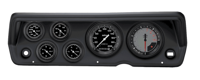 Classic Instruments AutoCross Gray Series full-sweep - CDDU70AXG101BL