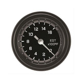 Classic Instruments Autocross Gray 2-1/8" Exhaust Gas Tempature Gauge - AX198GBLF