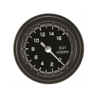 Classic Instruments Autocross Gray 2-1/8" Exhaust Gas Tempature Gauge - AX198GBLF