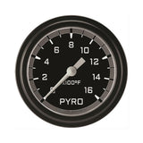Classic Instruments Autocross Gray 2-5/8" Exhaust Gas Tempature Gauge - AX398GBLF