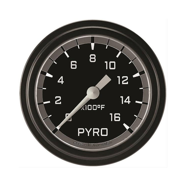 Classic Instruments Autocross Gray 2 5/8" Exhaust Gas Temp. Gauge - AX398GBLF