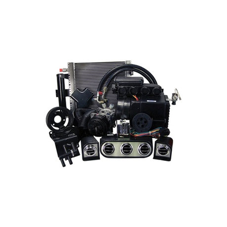 Scott Drake 1965-66 Mustang Hurricane AC&Heater Kit w/Electronic Controls&Bezels - CAP-1165M-6