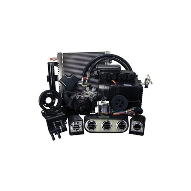 Scott Drake 1965-66 Mustang Hurricane AC&Heater Kit w/Electronic Controls&Bezels - CAP-1165M-6