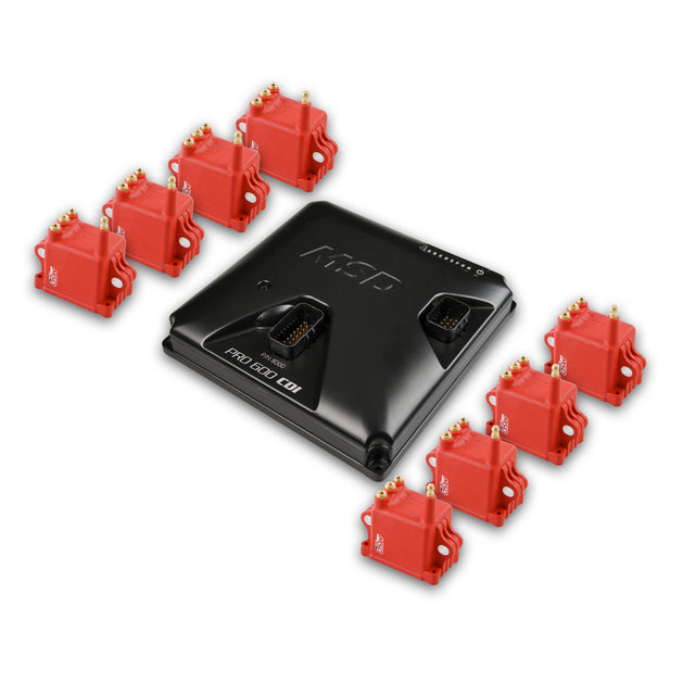 MSD PRO 600 CDI Ignition and Coil Kit - Red Coils - 8000-8HO