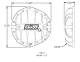B&M Hi-Tek Aluminum Differential Cover for AAM 11.5 - Black - 11317