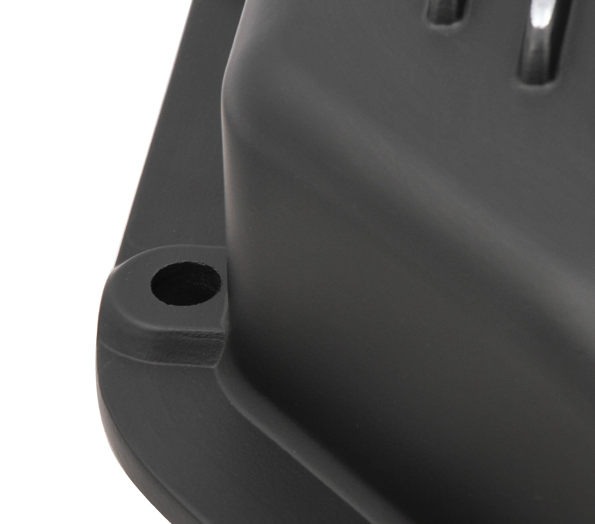 Mr Gasket Transmission Oil Pan - Black Aluminum - 9795BMRG