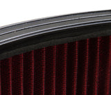 Holley 120-4530 4500 drop base air cleaner chrome w/3" red washable gauze filter