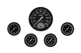 Classic Instruments AutoCross Gray Five Gauge Set 365 - AX365GBLF