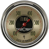 Classic Instruments All American Nickel 2 5/8" Cylinder Head Temp. Gauge - AN397SLC