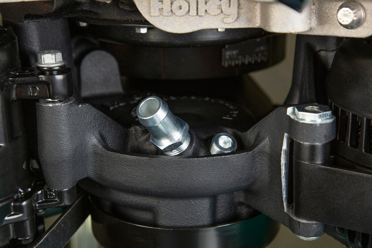 Holley 20-240BK Small Block Chevy Mid-Mount Complete Accessory System