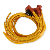 ACCEL Spark Plug Wire Set - 8mm - Yellow with Orange Straight Boots - 4039