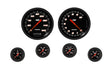Classic Instruments Velocity Black Six Gauge Set 151 - VS151BBLF