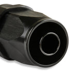 Mr Gasket -6 AN 45 Degree Swivel Hose End - Black - 224506-BL