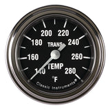 Classic Instruments Hot Rod 2-1/8" Transmission Temperature Gauge - HR127SLF