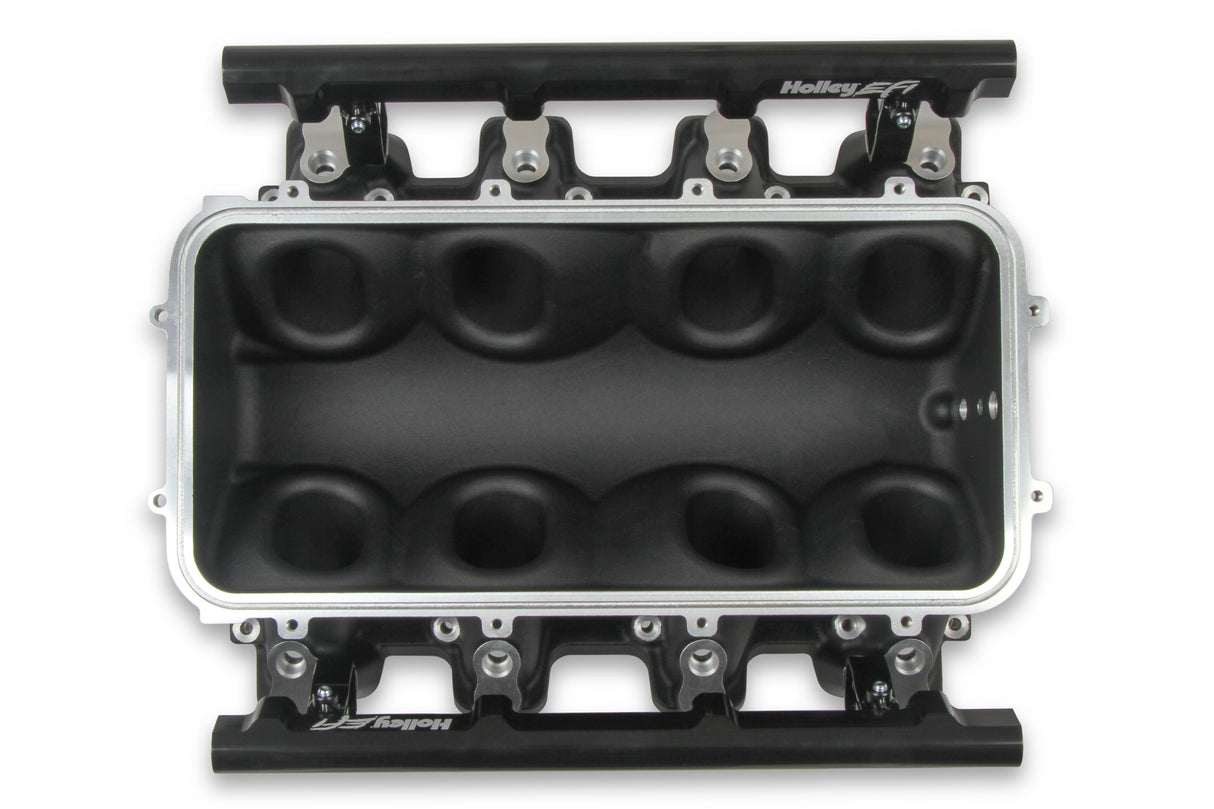 Holley 300-670BK Lo-Ram Manifold Base and Fuel Rails Single Fuel Injector GM LS3/L93