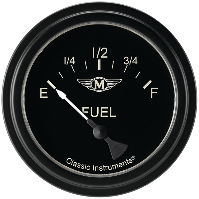 Classic Instruments Moal Bomber 2-5/8" Fuel Level Gauge - MA209BLF