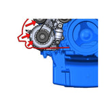 Holley 20-224BK Alternator Relocation Kit (150amp Alternator w/bracket kit) - Black Finish - LT4 Wet Sump