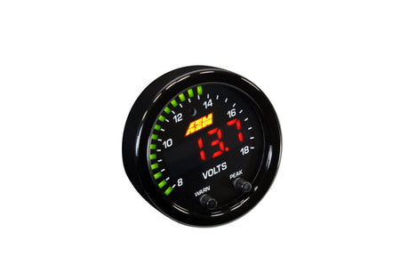 AEM X-Series Voltage Gauge Kit - 30-0303