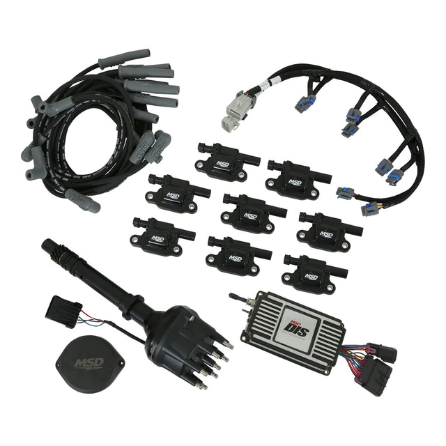 MSD DIS Direct Ignition System Kit - Black - 601513