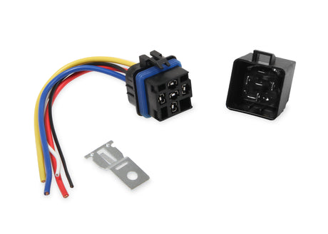 MSD SPST Relay w/Socket Harness - 89611
