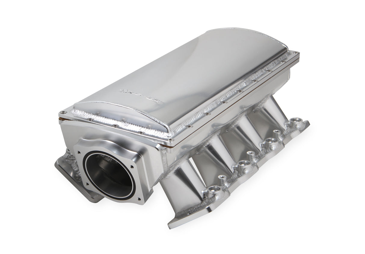 Holley 832141 Sniper EFI Fabricated Race Series Intake Manifold - GM LS1/LS2/LS6 - Silver