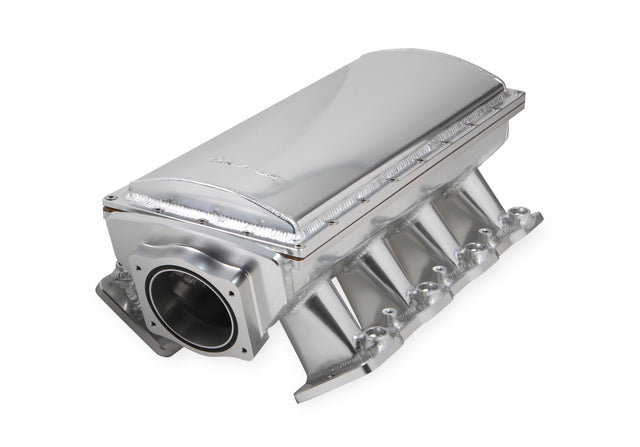 Holley 832141 Sniper EFI Fabricated Race Series Intake Manifold - GM LS1/LS2/LS6 - Silver