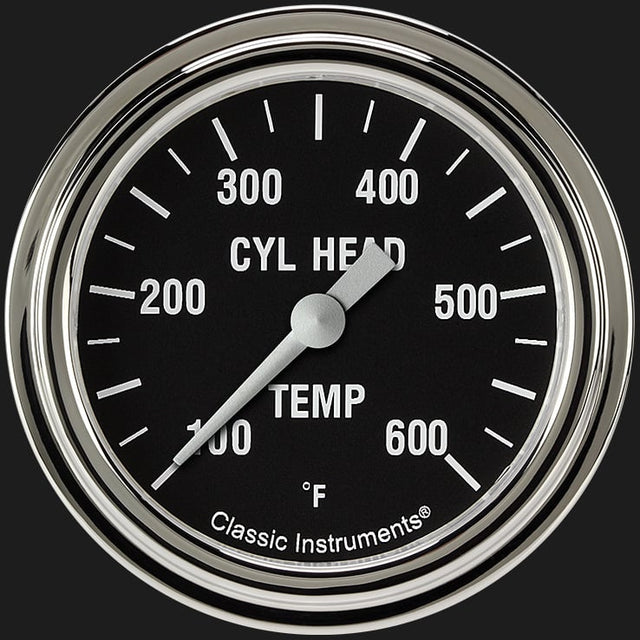 Classic Instruments Hot Rod 2 5/8" Cylinder Head Temp. Gauge - HR397SLF