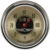 Classic Instruments All American Nickel 2 5/8" Outside Air Temp Gauge - AN399SLC