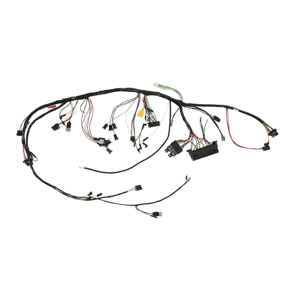 Scott Drake Under-Dash Harness with Premium Fuse Box and Relays - C6ZZ-14401-PFB