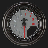 Classic Instruments AutoCross Gray 2 1/8" Tachometer - AX183GBLF