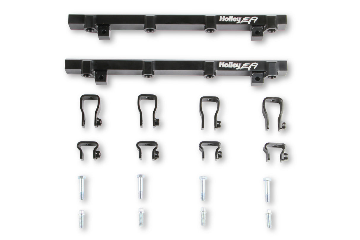 Holley 300-670BK Lo-Ram Manifold Base and Fuel Rails Single Fuel Injector GM LS3/L93