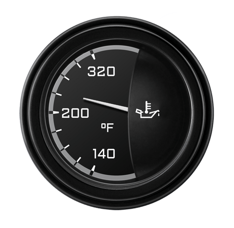 Classic Instruments AutoCross Gray 2 1/8" Oil Temp - AX28GBLF