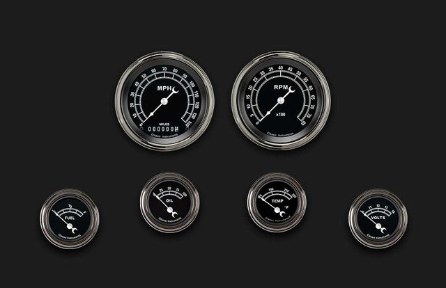 Classic Instruments Traditional Series Six Gauge Set - TR01SLF