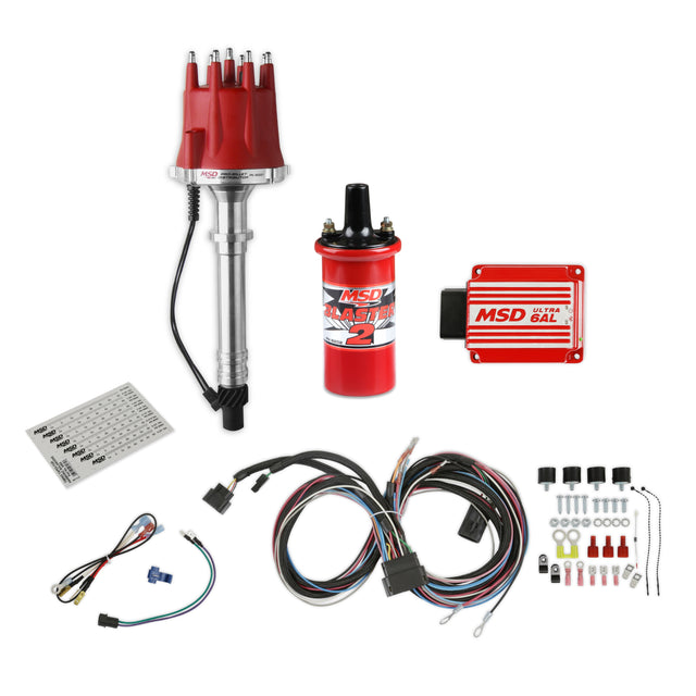 MSD Chevy V8 Pro-Billet Distributor Bundle - 85551K