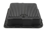 Mr Gasket Transmission Oil Pan - Black Aluminum - 9797BMRG