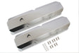 Mr Gasket Fabricated Aluminum Valve Covers - Silver Finish - 6872G