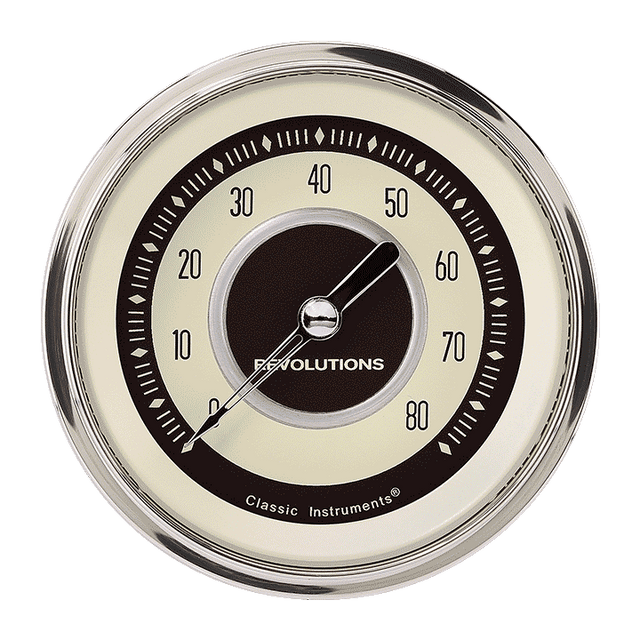 Classic Instruments NOSTALGIA VT 3IN TACH 8000 RPM - NT80SLF