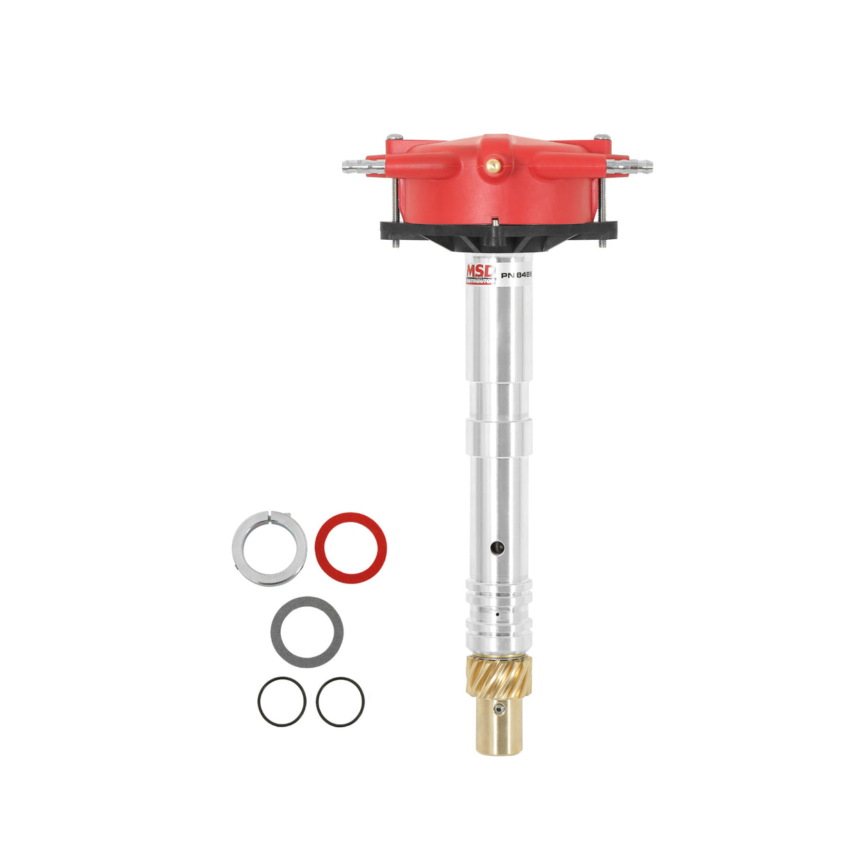 MSD Super Tall Block Crab Cap Distributor, Chevy V8 - 8486