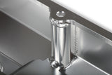 Holley 241-287 GM Licensed Valve Cover - Track Series - SBC - Fabricated Aluminum - Perimeter Bolt - Silver