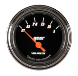 Classic Instruments VELOCITY BLACK 2IN GEAR SEL NO OD - VS07BSLF