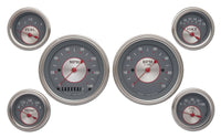 Classic Instruments Silver Series Six Gauge Set - SS01SLF