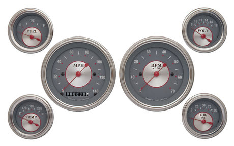 Classic Instruments SILVER SERIES 6 GAUTOGE SET-GM - SS01SLC