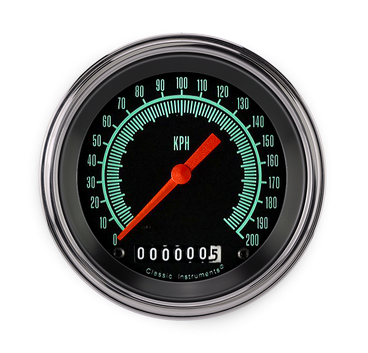 Classic Instruments G STOCK 3IN SPEEDO 200 KPH - GS59SLC