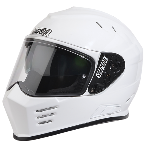 Simpson Motorcycle Ghost Bandit Helmet - White LG - GBDL1