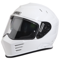 Simpson Motorcycle Ghost Bandit Helmet - White - Double Extra Large - GBDXX1