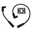 ACCEL Custom Wire Set - 2000-2017 Softail - w/ carb or FI - 8MM - Black - 171100-K