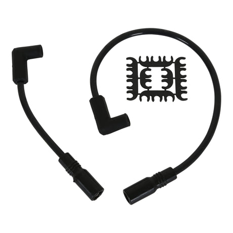 ACCEL Custom Wire Set - 2000-2017 Softail - w/ carb or FI - 8MM - Black - 171100-K
